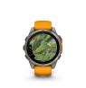 Garmin fenix 8 3.56 cm (1.4") AMOLED 47 mm Digital 454 x 454 pixels Touchscreen Graphite Wi-Fi GPS (satellite)