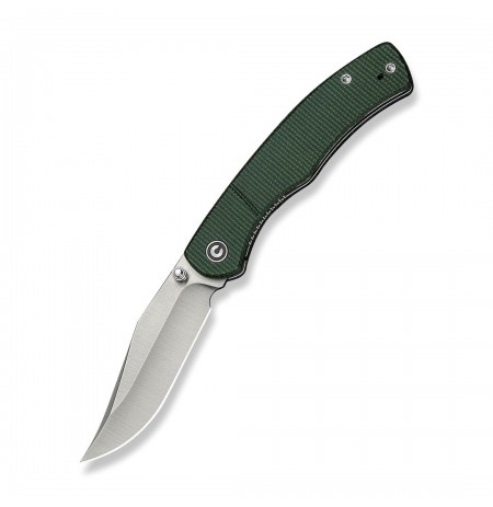 CIVIVI Clingman Knife with Nitro-V and Green Micarta