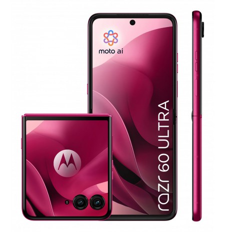 Motorola razr 60 ultra 17.7 cm (6.96") Dual SIM Android 15 5G USB Type-C 16 GB 512 GB 4700 mAh Pink