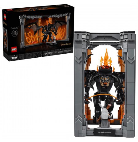 LEGO ICONS 10367 The Lord of the Rings: Balrog Book Nook