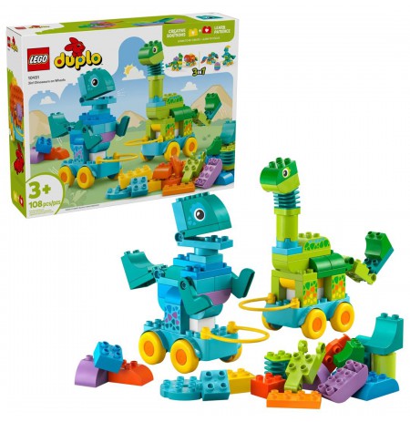 LEGO DUPLO 10451 3-in-1 Dinosaurs on Wheels