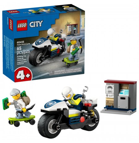 LEGO CITY 60455 Police Motorcycle Chase