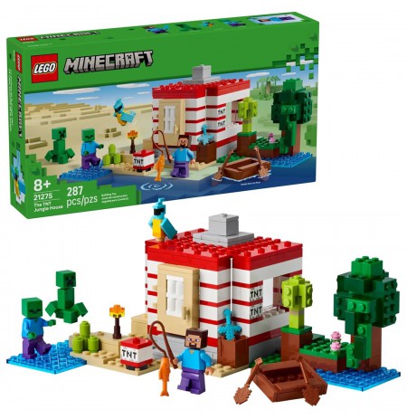 LEGO MINECRAFT 21275 The TNT Jungle House
