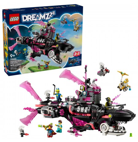 LEGO DREAMZZZ 71500 Nightmare Shark Submarine