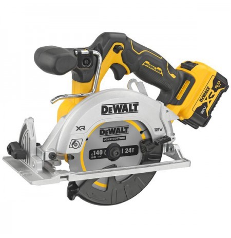 DeWALT DCS512P2-QW portable circular saw 14 cm Black, Yellow 3600 RPM