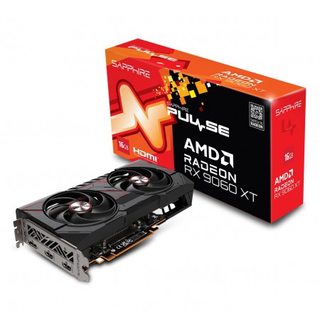 Graphics card. SAPPHIRE PULSE RX 9060 XT GAMING 16GB