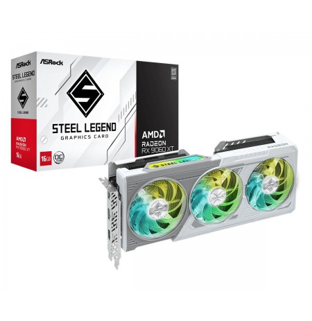 Graphics card. Asrock RX9060XT Steel Legend 16GB OC