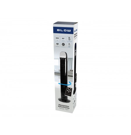 Column fan 90W LCD + remote control