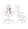Gaming armchair DIABLO V-BASIC FOTEL black  grey