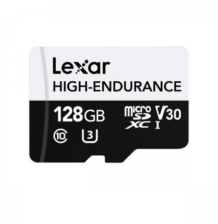LEXAR HIGH-ENDURANCE MICROSDHC/MICROSDXC UHS-I R100/W45 128GB