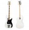 Electric bass guitar V-TONE PJB46 WH white 4/4