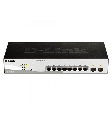 D-Link 10-Port Gigabit Smart Managed Switch with 2 SFP ports