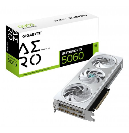 GIGABYTE GeForce RTX 5060 AERO OC 8G Graphics Card - 8GB GDDR7