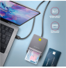 AXAGON USB-C Smart Card FlatReader | CRE-SM3TC