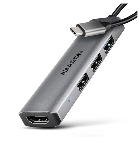 AXAGON USB-C 5Gbps STARTER 4in1 Hub | HMC-H3A