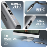 AXAGON USB-C 5Gbps STARTER 4in1 Hub | HMC-H3A