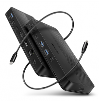 AXAGON USB4 40Gbps DUAL 4K DISPLAY 12in1 Dock | HMC-U4