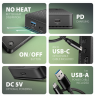 AXAGON USB4 40Gbps DUAL 4K DISPLAY 12in1 Dock | HMC-U4