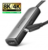 AXAGON Active converter RVC-HI8KPD, 100 W | USB Type-C to HDMI