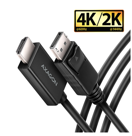 AXAGON Active cable RVD-HI20C2 | DisplayPort to HDMI | 1.8 m