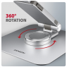 AXAGON Desk Mount | STND-LR stand with 360° rotation for laptops and tablets | Adjustable Height