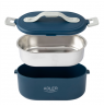 Adler | Electric lunch box with thermal bag | AD 4522 | 0.8 L | Plastic/Stainless steel | Blue | Lid included