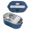 Adler | Electric lunch box with thermal bag | AD 4522 | 0.8 L | Plastic/Stainless steel | Blue | Lid included