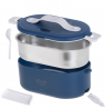 Adler | Electric lunch box with thermal bag | AD 4522 | 0.8 L | Plastic/Stainless steel | Blue | Lid included