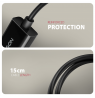 AXAGON Active adapter RVD-HI20N | DisplayPort to HDMI | 0.15 m