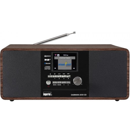 imperial DABMAN i200 CD/Internet/DAB/DAB+/FM wood optic
