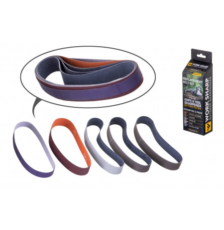 Work Sharp Abrasives - set of 5 sharpening bands for Work Sharp Ken Onion Edition