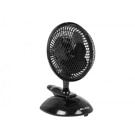 Desk fan 6"/15cm Clip 25W 2in1 BLACK