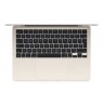 Apple MacBook Air 13-inch : M4 chip with 10-core CPU and 8-core GPU, 16GB, 256GB SSD - Starlight