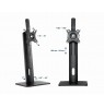 Gembird MS-D1-01 monitor mount / stand 81.3 cm (32") Desk Black