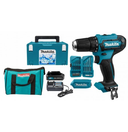 MAKITA. SCREWDRIVER 12V 1x2.0Ah DF333DWAX6 MAKPAC 3 + ACCESSORIES