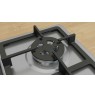 Bosch Serie 4 PGH6B5K90 hob Stainless steel Built-in 58 cm Gas 4 zone(s)