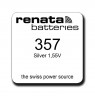 Baterija laikrodžiui RENATA 357 SR44W, Šveicarija