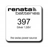 Baterija laikrodžiui RENATA 397 SR726SW, Šveicarija