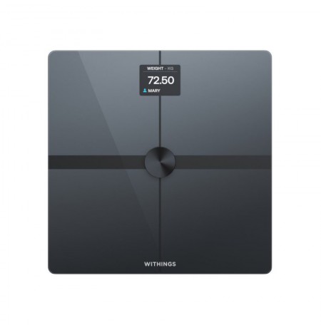 Withings išmaniosios svarstyklės Wi-Fi Black