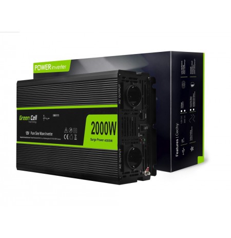 Green Cell INV11 power adapter/inverter Auto 12 W
