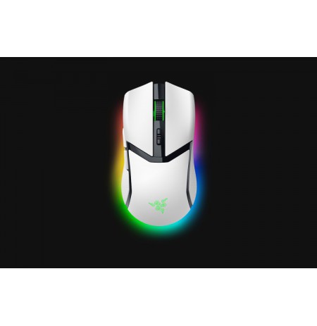 Razer Cobra Pro Belaidė žaidimų pelė RF Wireless + Bluetooth + USB-C, 30000 DPI, Balta