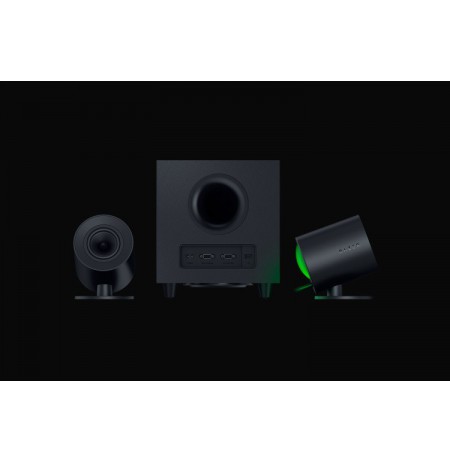 Razer Nommo V2 Full Range 2.1 PC Žaidimų garso kolonėlės, Juoda
