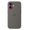 Apple iPhone 16 Silicone Case with MagSafe - Stone Gray