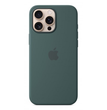 Apple iPhone 16 Pro Max Silicone Case with MagSafe - Lake Green