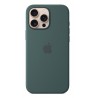 Apple iPhone 16 Pro Max Silicone Case with MagSafe - Lake Green