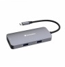 USB-C PRO Multiporthub Verbatim mit 5-AnschlĂĽssen retail