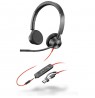 Poly Blackwire 3325 Stereo USB-C + 3.5mm + USB C/A-Adapter
