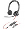Poly Blackwire 3325 Stereo USB-C + 3.5mm + USB C/A-Adapter