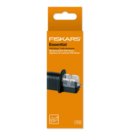 Fiskars Essential Roll-Sharp 1065598 (1023811) Peilių galąstuvas, Juoda