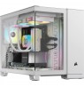 Corsair 2500X Micro-ATX Case, Tempered Glass - White